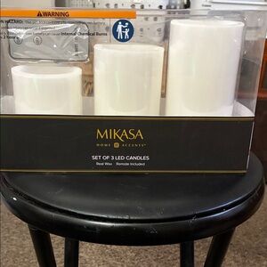Mikasa LED Candle Trio in White